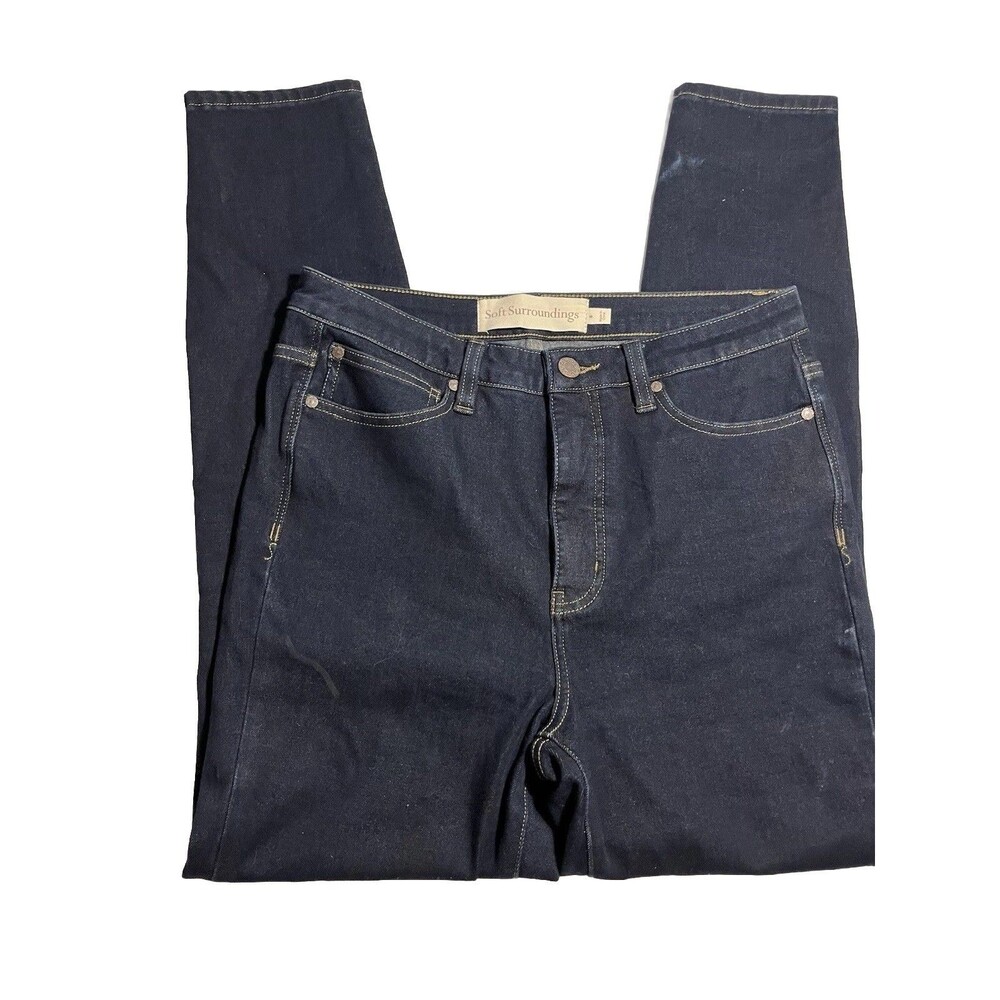 Soft Surroundings Ultimate Jeans Women’s Sz 8 Skinny Stretch Denim Comfort Pants
